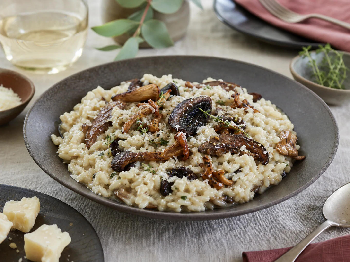 Forest Mushroom Risotto